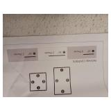 NeatiEase 2 Set Peel and Stick Wall Molding Trim Kit, White