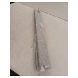 LazBlinds No Tools No Drill Cordless Roman Shade for Windows, Gray, 34.5x60