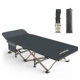 ATORPOK Camping Cot for Adults Comfortable, Tent Folding Cot for Sleeping, Lightweight Folding Bed with Carry Bag for Kids Supports 450 lbs