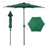 Abba Patio 7.5FT Lyon Outdoor Patio Umbrella, Dark Green