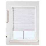 Joydeco No Tools No Drill Window Blind for Indoor Windows, White, 49x64
