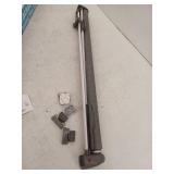 Retractable Baby Gates Extra Wide, PRObebi Retractable Dog Gate for The House Extends to 54in Wide 34in Tall, Gray