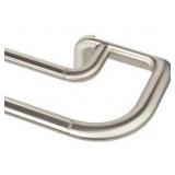 Umbra Twilight Double Curtain Rod Set, Wrap Around Design Ideal for Blackout or Room Darkening Panels, 66-144 Inch