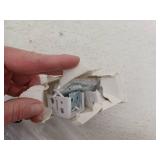 Cordless Vinyl Mini L Blind 47 W x 48 H, 1in Slat, White