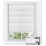 LazBlinds No Tools No Drill Cordless Cellular Shade, White, 43x48