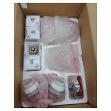 Harbor Breeze 10-in 4 -Light Silver LED Ceiling Fan Light Kit, (Fan Not Included)