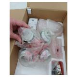 Harbor Breeze 10-in 4 -Light Silver LED Ceiling Fan Light Kit, (Fan Not Included)