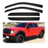 Ford F150 Crew Cab/SVT Raptor Super Crew Window Visors Rain Guards 2009-2014, 2 sets
