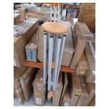 Woodstock Wind Chimes Signature Collection  Gregorian Chimes Baritone 56 inch Silver Wind Chime GBS