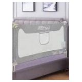 Famill Toddler Bed Rail Guard, Features a 60-inch Length Safety Barrier