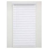 Eclipse 2-inch Faux Wood Plantation Blind - White, 47 1/2 x 64
