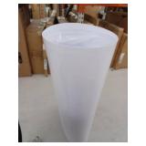 White Cylinder Display Pedestal Set of 3