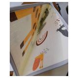 Extra Large Baby Play Mat - Gray Geometric Pattern, reversible to animals 79x71 inch