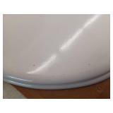 Beamis Elongated Wood Toilet Seat, White