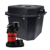 Red Lion 1/3 HP 3200 gph Thermoplastic Vertical Float Switch AC Sump Pump
