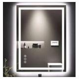 LOAAO 24X32 LED Bathroom Mirror with Lights