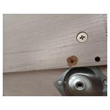 Oakvivo Shoe Cabinet with 2 Flip Drawers, Gray