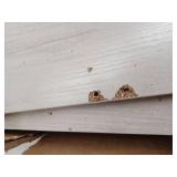 Oakvivo Shoe Cabinet with 2 Flip Drawers, Gray