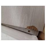 Oakvivo Shoe Cabinet with 2 Flip Drawers, Gray