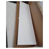 Rocdeer Bamboo Dual Monitor Stand Riser, White