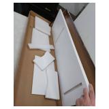 Rocdeer Bamboo Dual Monitor Stand Riser, White