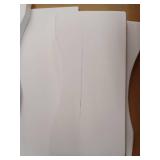 Rocdeer Bamboo Dual Monitor Stand Riser, White