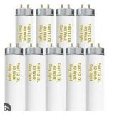 F40T12 DL Fluorescent Tubes, T12, 40W, 10 Pack