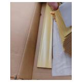 Cordless Indoor Wood Blinds, Beige,  35in Wide