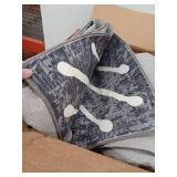 ROYHOME Area Rug 9x12 Living Room Rug, Dark Gray