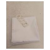 Aldopien Scalloped Edge Shower Curtain