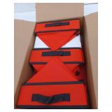 Venkuber 144 Count - 3' inch Christmas Ornament Storage Box, Holiday Ornament Organizer Storage Box Containers, 8 Separate Trays