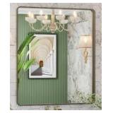 LOAAO 30X36 Bronze Bathroom Mirror for Vanity