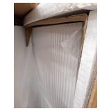 TV Stand for 55-65 Inch TV, Entertainment Center with Soft Hinge Door, White