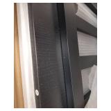 ChooChoo Mission Coffee Table, Black Wood Living Room Table with Shelf, 40 Black