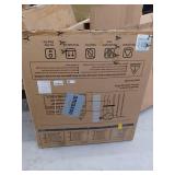 Black Metal Safety Gate for Stairs 29.7-40.6 in