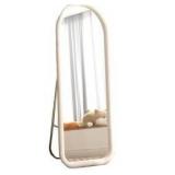 Full Length Floor Mirror with Rounded Frame