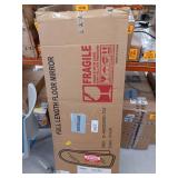 Full Length Floor Mirror with Rounded Frame