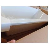 Kohler K-1121 Underscore Collection 60  Drop In Deep Soaker Bath Tub - White- Retail: $1317