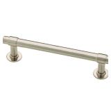 Franklin Brass Francisco Cabinet Pull, Satin Nickel, 4in Drawer Handle, 12 Pack
