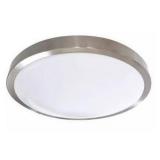 RP Lighting 12 in. Flush Mount LED Ceiling Light in Brushed Nickel