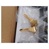 Schlage J54-Sol Solstice Single Cylinder Keyed Entry Door Lever Set