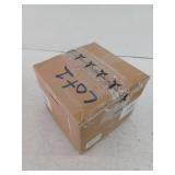 Orbe 6.25  Outdoor Metal/Glass Integrated LED Wall Sconce, Black