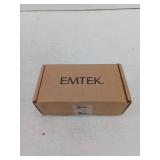 Emtek Modern Classic Brass Round Knob with Disk Rosette, Flat Black