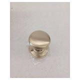 Baldwin Hd.Rou.Trr Round Non-Turning One-Sided Dummy Door Knob - Brass