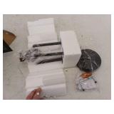 Globe Electric Vane 4-Light Matte Black Flush Mount Ceiling Light  66008