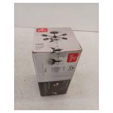 Globe Electric Vane 4-Light Matte Black Flush Mount Ceiling Light  66008