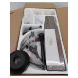 matrix decor 52 in. Indoor Matte Black Crystal Chandelier Ceiling Fan with Light