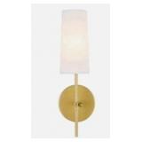 Elegant Lighting LD6004W5BR Brass Mel Single Light 16"H Bathroom Sconce