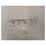 Baldwin Hd.Rou.Trr Round Non-Turning One-Sided Dummy Door Knob - Brass