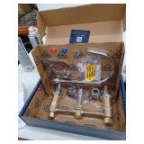 T And S Brass B-2866-05-Fc15 1.4 GPM 8  Concealed Deck Mounted Lavatory Faucet - Chrome